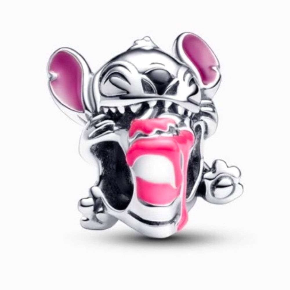 NWOT Lilo & Stitch Birthday Cake Disney x Pandora FIT Silver Charm